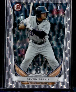 2014 Bowman #BP33 Devon Travis Prospects Silver Ice - Picture 1 of 2