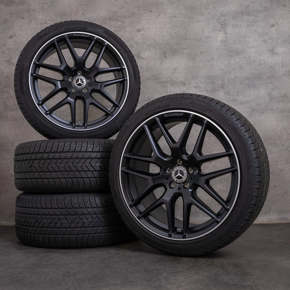 Mercedes GLE 63 AMG Winterräder 21 Zoll W166 X166 Felgen A1664012800 schwarz - Bild 1 von 4