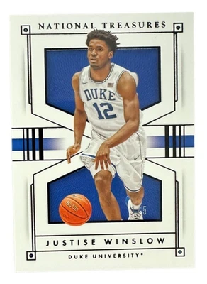 Panini National Treasures Collegiate 2016 1/5 Justise Winslow #28 Duke eBay 1/1 Foto 1 de 2