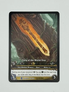 Juego de cartas coleccionables World of Warcraft Azeroth 338/361 arte extendido ramita del árbol del mundo - Imagen 1 de 1