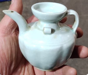 Fine Collectable Art Hand Painting Hutian Kiln Porzellan Blumen Teekanne - Bild 1 von 5