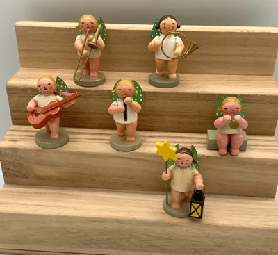 sechs alte Wendt & Kühn Expertic Musikanten Engel - Bild 1 von 4