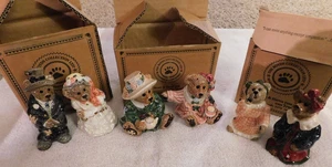 25-1103 3 paia shaker sale e pepe nuovi con scatola 1997 Boyd's Bears & Friends Emma Bailey - Foto 1 di 20