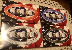 2003 Commemorarive Quarters- Denver, Philadelphia, Gold & Platium Editions - Picture 1 of 3