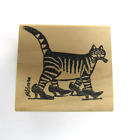 Vintage B Kliban Cat Rubber Stamp High on its Heels Rubber Stampede Berkely CA