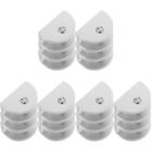  18 pcs Mirror Mounting Clips Wall-Mounted Mirrors Bracket Glass Clips Clamps