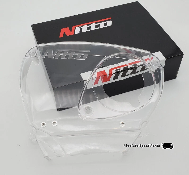 Nova capa de correia dentada transparente NITTO para Nissan Skyline RB26DETT Cam Cover - Imagem 1 de 1