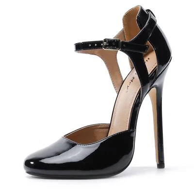 Zapatos de tacón súper alto Stiletto rosa drag queen para hombre mujer 37-48 Foto 1 de 4