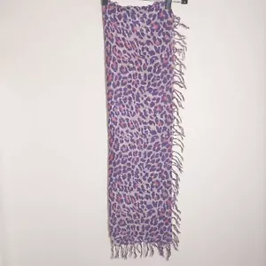 Rapsodia Women's Linen Blend Metallic Scarf Shawl Wrap Headscarf Animal Print - Picture 1 of 6
