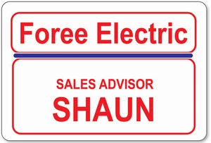 NAMENSSCHILD HALLOWEEN KOSTÜM REQUISITE SHAUN DER TOTEN FILM MAGNETVERSCHLUSS - Bild 1 von 2