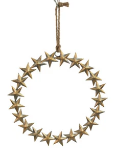 Sternenkranz ⚜️z. Hängen⚜️ Ø 25cm ⚜️ Advent⚜️Weihnachten⚜️Türdeko⚜️Landhaus - Bild 1 von 5