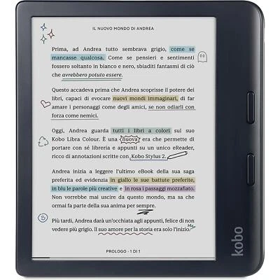 eReader Kobo Libra colour nero - Immagine 1 di 4