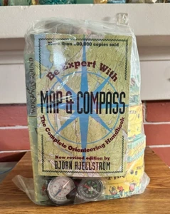 Be Expert with Map and Compass The Complete Orienteering Handbook w/Ship Set - Picture 1 of 17