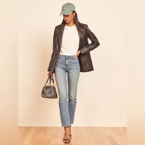 Reformation Liza Ultra High Rise Straight Jeans 26 - Picture 1 of 9