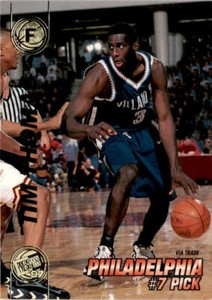 1997-98 Press Pass Double Threat TIM THOMAS #7 Villanova Philadelphia 76ers 
