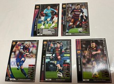 Lot5 Lionel Messi Panini WCCF Card Set 07-08 12-13 13-14 15-16 16-17 Barcelona