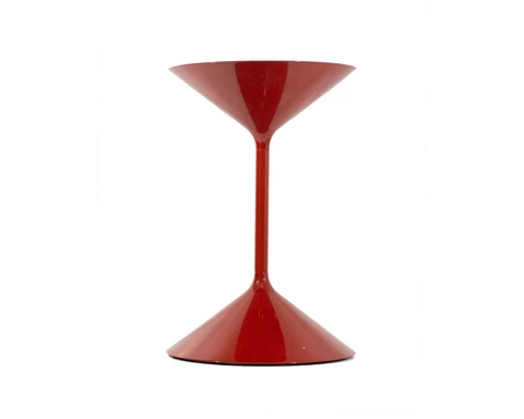 Prospero Rasulo Zanotta “Tempo” Red Accent Table Italian Postmodern Cover