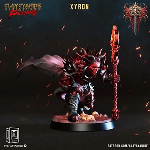 Xyron | Dreadblood Heralds | Chaos War Demons RPG D&D 3D Printed Miniature - Picture 1 of 2