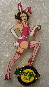 SINGAPORE SEXY EASTER BUNNY TAIL GIRL WHITE FLUFFY TAIL 2003 Hard Rock Cafe PIN - Picture 1 of 1