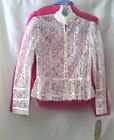 Vintage Gunne Sax Jessica Mcclintock 1970S All Lace Top Size 7, With Tags, Wow !