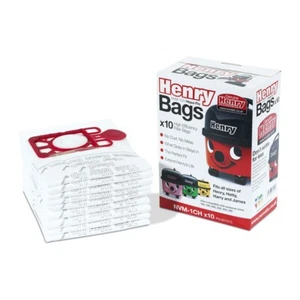 Henry Hoover Bags HepaFlo NVM-1CH 907075 Numatic Hetty James Harry Vacuum Bag - Picture 1 of 8