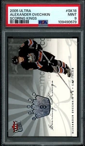 2005-06 Fleer Ultra Scoring Kings #SK 18 Alexander Ovechkin Rookie PSA 9 MINT RC - Picture 1 of 2