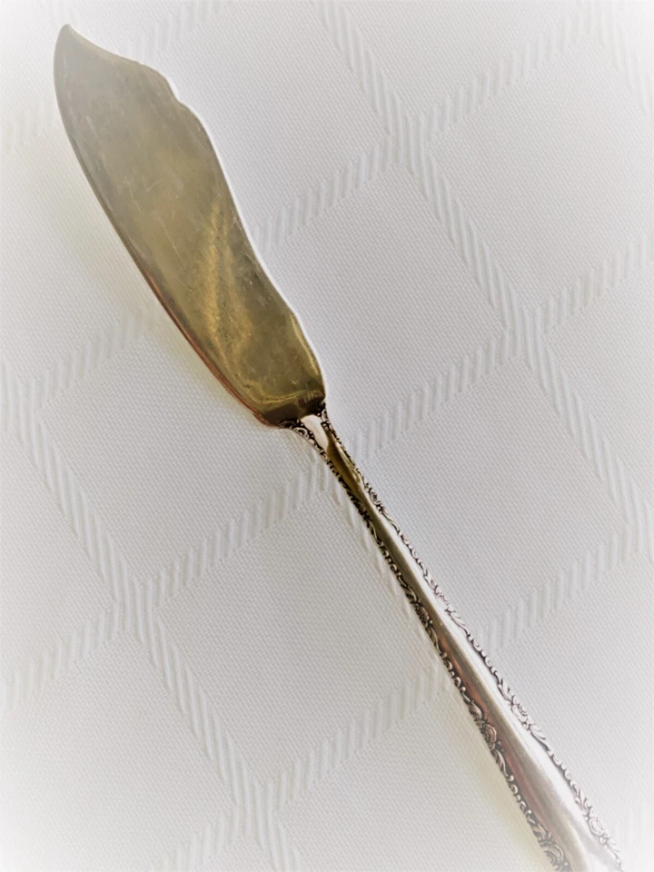 Cuchillo para servir mantequilla Gorham patrón camelia esterlina excelente estado  Foto 1 de 1