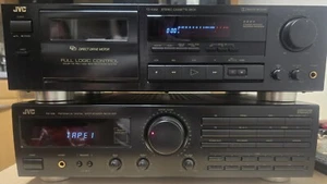 JVC TD-X352 Estéreo Cassette Deck Y RECEPTOR JVC RX-308BK - Imagen 1 de 4