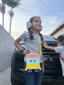 FREE SHIPPING NEW!! pop it square bag, Kids love it stand out from the crowd. - Picture 1 of 2