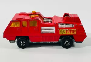 1975 Matchbox Superfast No 22 Blaze Buster Red Fire Vehicle Diecast England - Picture 1 of 8
