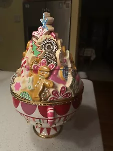 Retired Department 56 Glitterville Süßigkeiten Keramik Keksdose mit Deckel - Bild 1 von 9