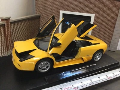 Lamborghini Murcielago 1:18 Scale Model Yellow Die Cast Welly Nex 12517 New - Image 1 of 4