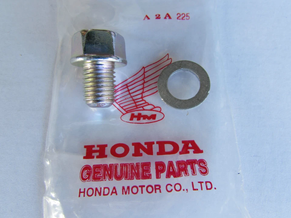 PERNO DE DRENAJE DE ACEITE HONDA Z50 QA50 CRF50 CT70 SL70 XL70 CL70 CRF70 XR70 C70 S65 (#-11) Foto 1 de 1