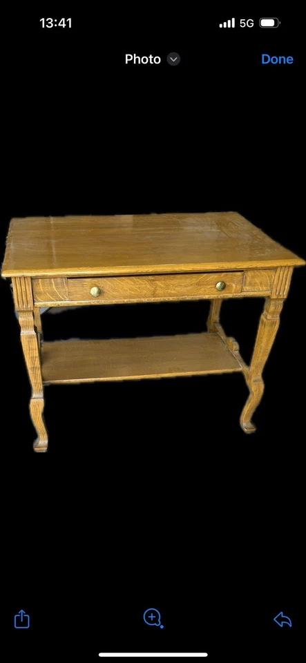 Mesa de salón - Madera de tigre rectangular 28 x 40 pulgadas (corte lateral) Foto 1 de 1