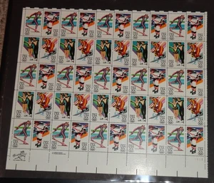 US SCOTT 2067 - 2070 WINTER OLYMPICS MINT SHEET OF 50 ISSUED IN 1984 NICE - Picture 1 of 2