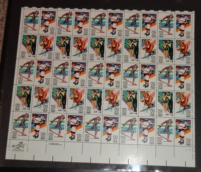 US SCOTT 2067 - 2070  WINTER OLYMPICS MINT SHEET OF 50 ISSUED IN 1984 NICE - Image 1 of 2