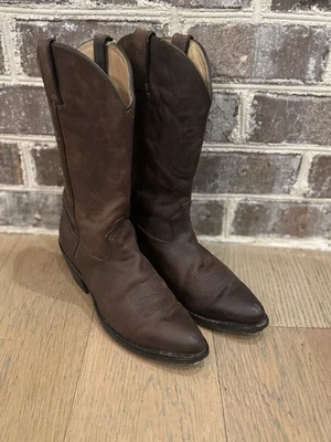 Durango Mujer 11” Botas Occidentales Marrón Talla 8M Marrón Vaquera Cuero Boho Foto 1 de 4
