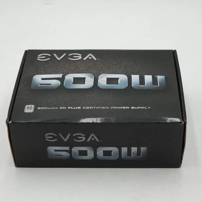 New EVGA 600W 80 Plus Certified Power Supply 100-W1-0600-K1 - Image 1 of 4