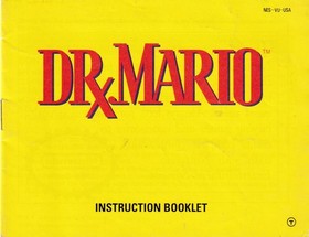 Nintendo NES Instruction Manual Dr Mario