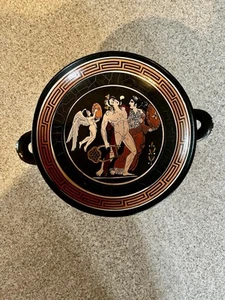 D Vassilopoulos Plate Bowl RARE 2 handles - Picture 1 of 6