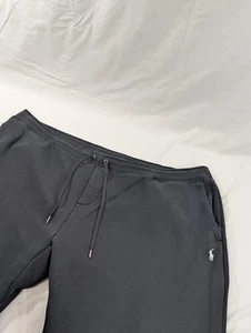 POLO RALPH LAUREN Mens 5XL Black Heavy Athletic Pants Sweats 5XB Big Short  - Picture 1 of 9