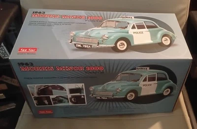 4785 1:12 Scale Ltd Ed Boxed Sunstar 1963 Morris Minor Police Die Cast Model Car - Image 1 of 4