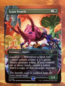 MTG Borderless Scute Swarm Secret Lair: X Play-Doh: Squishful Thinking!! - Picture 1 of 2