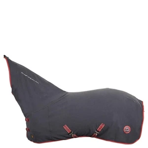 BR Passion Fleecedecke mit Halsteil 165 cm grau Abschwitzdecke - Bild 1 von 1