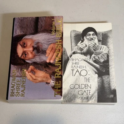 2 Rajneesh Books First Editions – Bhagwan Shree Rajneesh Tao & Rajneesh Bible Foto 1 de 4