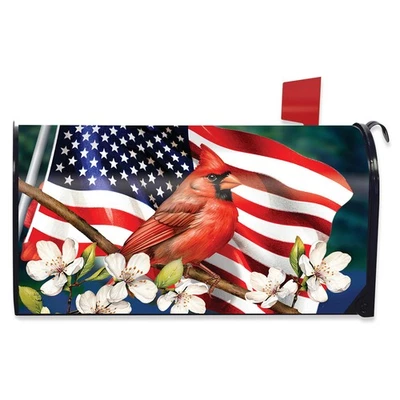 Briarwood Lane American Cardinal Oversized Mailbox Cover - Image 1 of 3