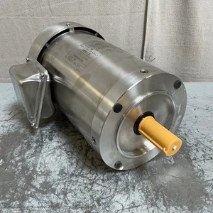 LEESON 191542.00 Washdown Motor 3 Ph 3 hp 3,470 RPM 230/460V AC 145TC - Picture 1 of 5