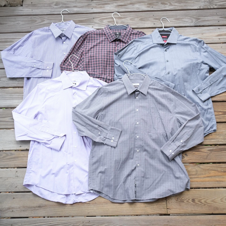 LOTE DE 5 camisas abotonadas para hombre talla XL, 17,5 34/35 Joseph Abboud, Nordstrom Foto 1 de 4