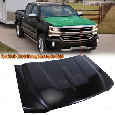 Front Hood Panel Aluminium For 2016-2018 Chevrolet Silverado 1500 Exact Fit - Image 1 of 4