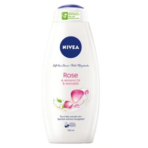 Nivea Rosen- & Mandelöl Duschgel 750ml - Sanfte Feuchtigkeitspflege - Bild 1 von 1